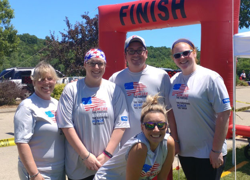 TRICOR employees volunteer at the Run4Troops Marathon